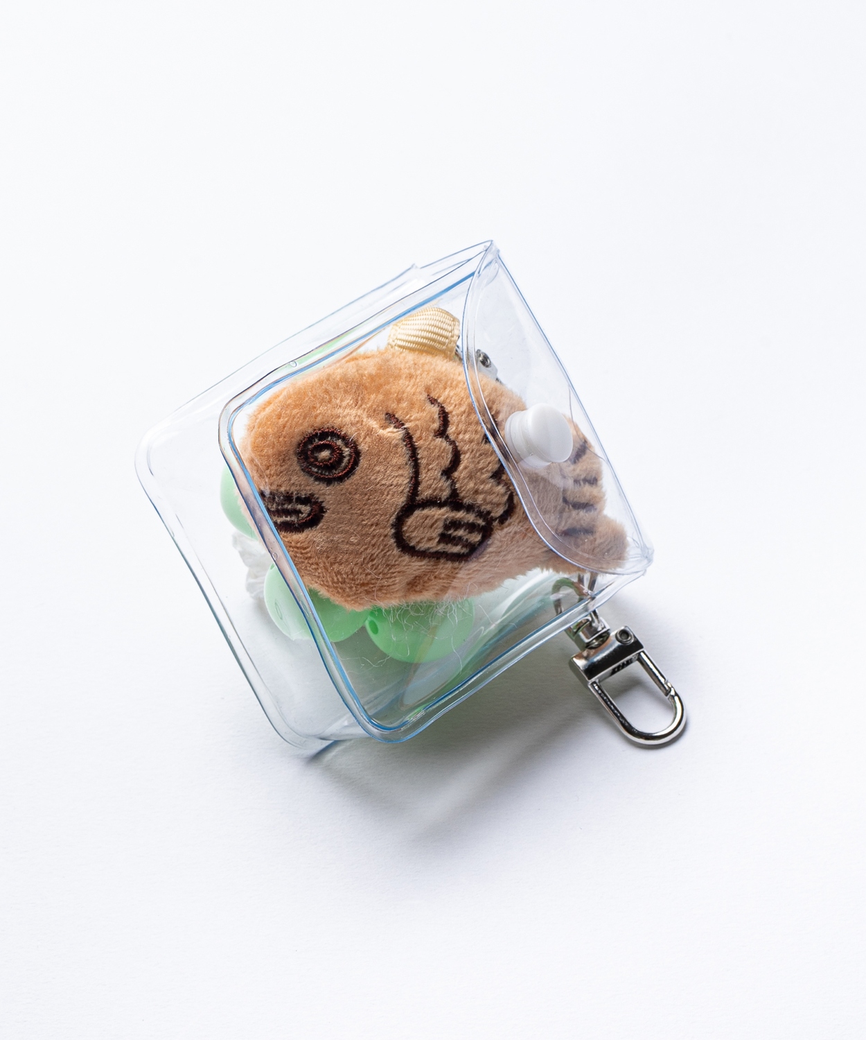 キーホルダー ガチャ詰めポーチ クリアポーチ 刺しゅう マスコット バッグチャーム 韓国ファッション ストリート 雑貨 セット | improves | 03