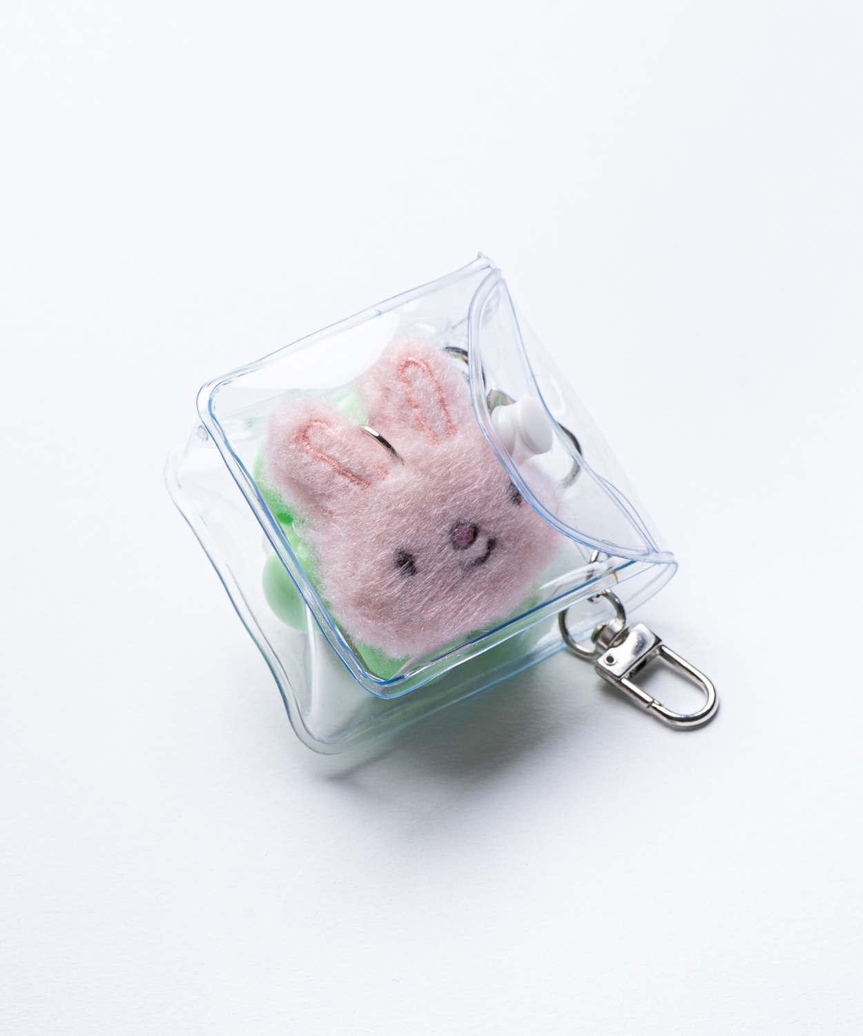 キーホルダー ガチャ詰めポーチ クリアポーチ 刺しゅう マスコット バッグチャーム 韓国ファッション ストリート 雑貨 セット | improves | 05