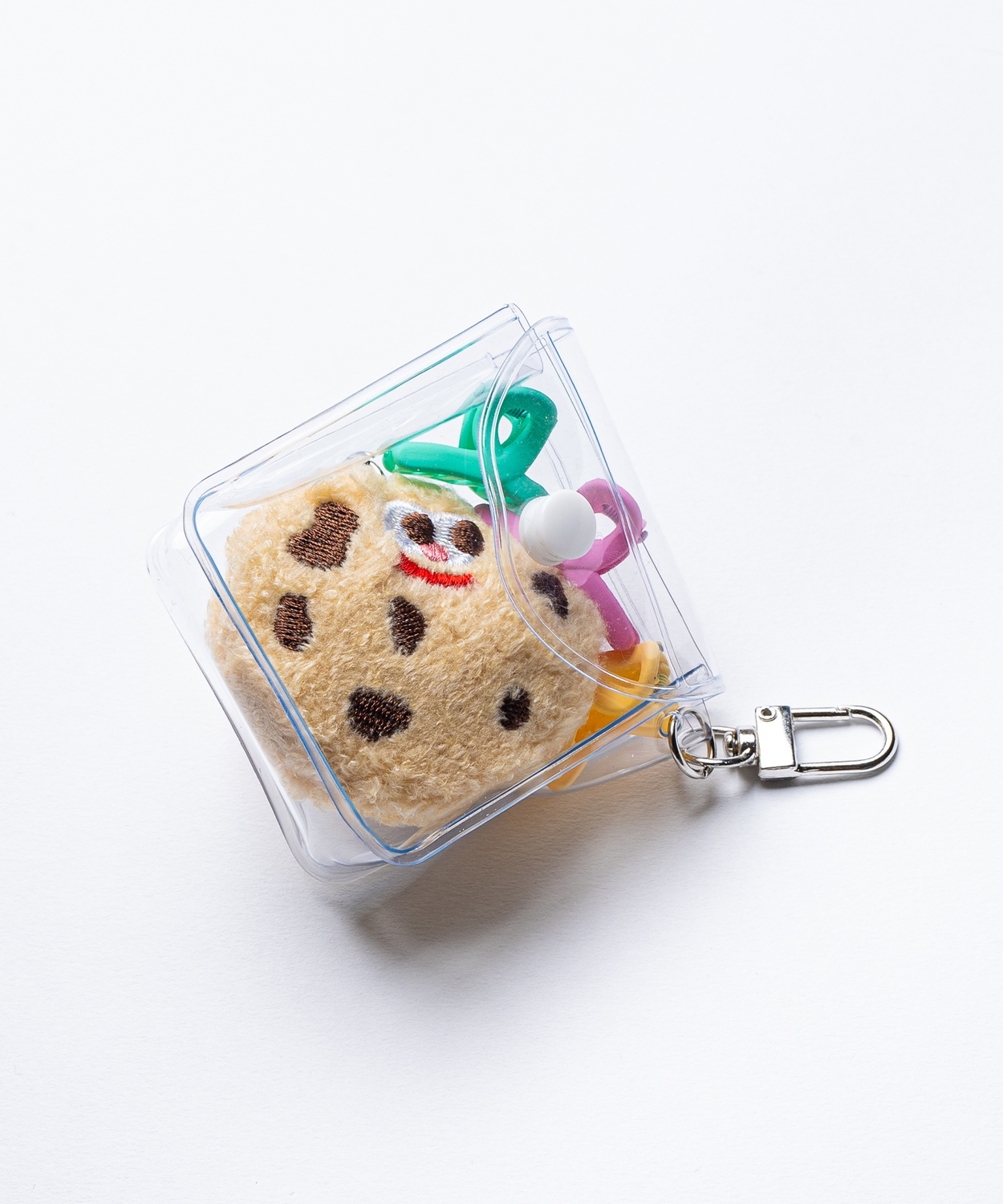 キーホルダー ガチャ詰めポーチ クリアポーチ 刺しゅう マスコット バッグチャーム 韓国ファッション ストリート 雑貨 セット | improves | 08