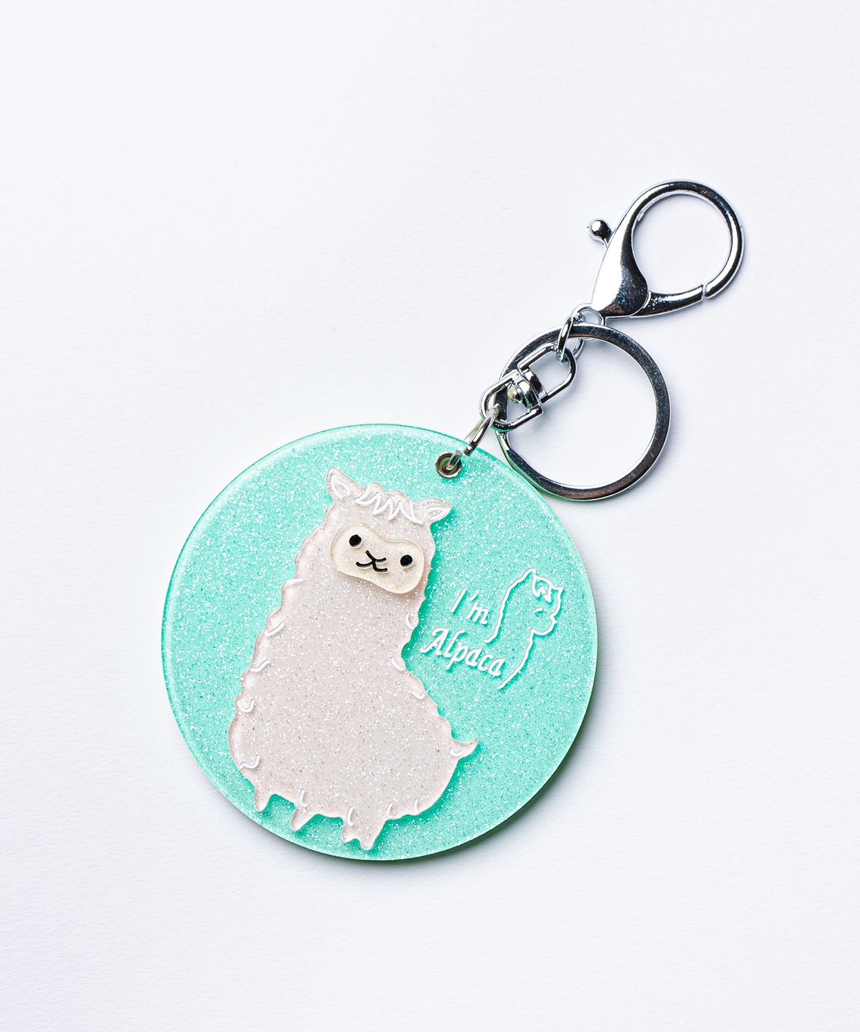 ミラーキーホルダー 鏡 コンパクト スライド アクリル キーリング チャーム 唇 ポップコーン 香水 宇宙 Y2K ストリート ポップ 雑貨 ギフト | improves | 07