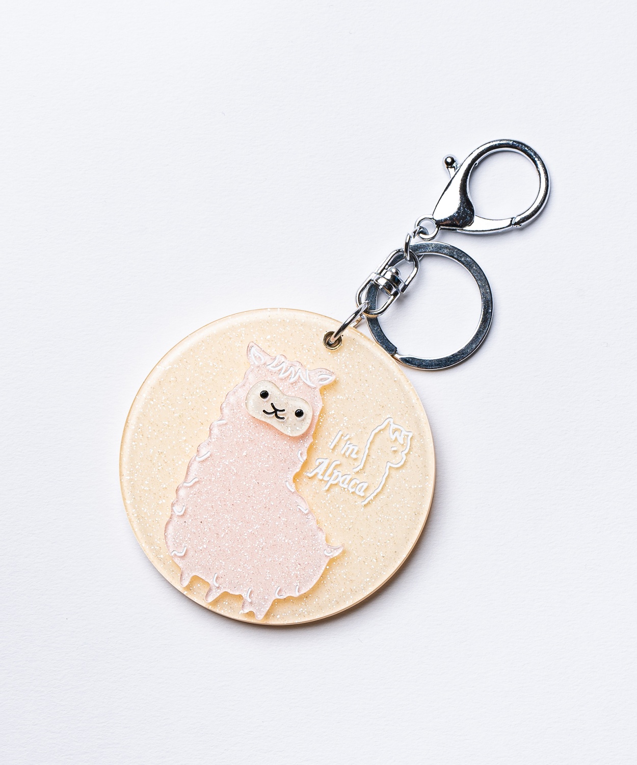 ミラーキーホルダー 鏡 コンパクト スライド アクリル キーリング チャーム 唇 ポップコーン 香水 宇宙 Y2K ストリート ポップ 雑貨 ギフト | improves | 08