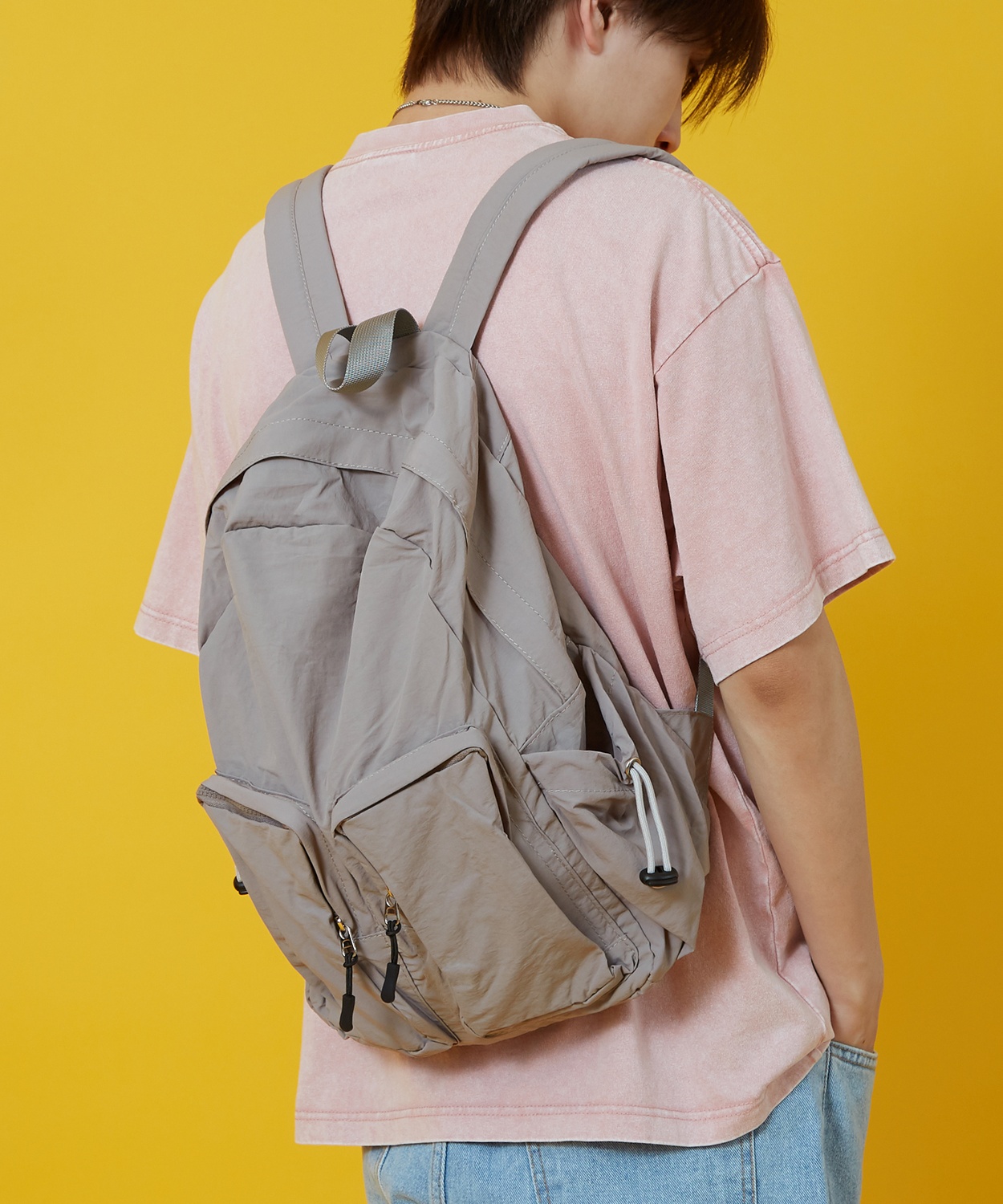 リュック メンズ レディース 軽量 ミニ バッグ バックパック 鞄 通勤 旅行 大容量 ナイロン きれいめ カジュアル 黒 ユニセックス 韓国ファッション Y2K | improves | 02