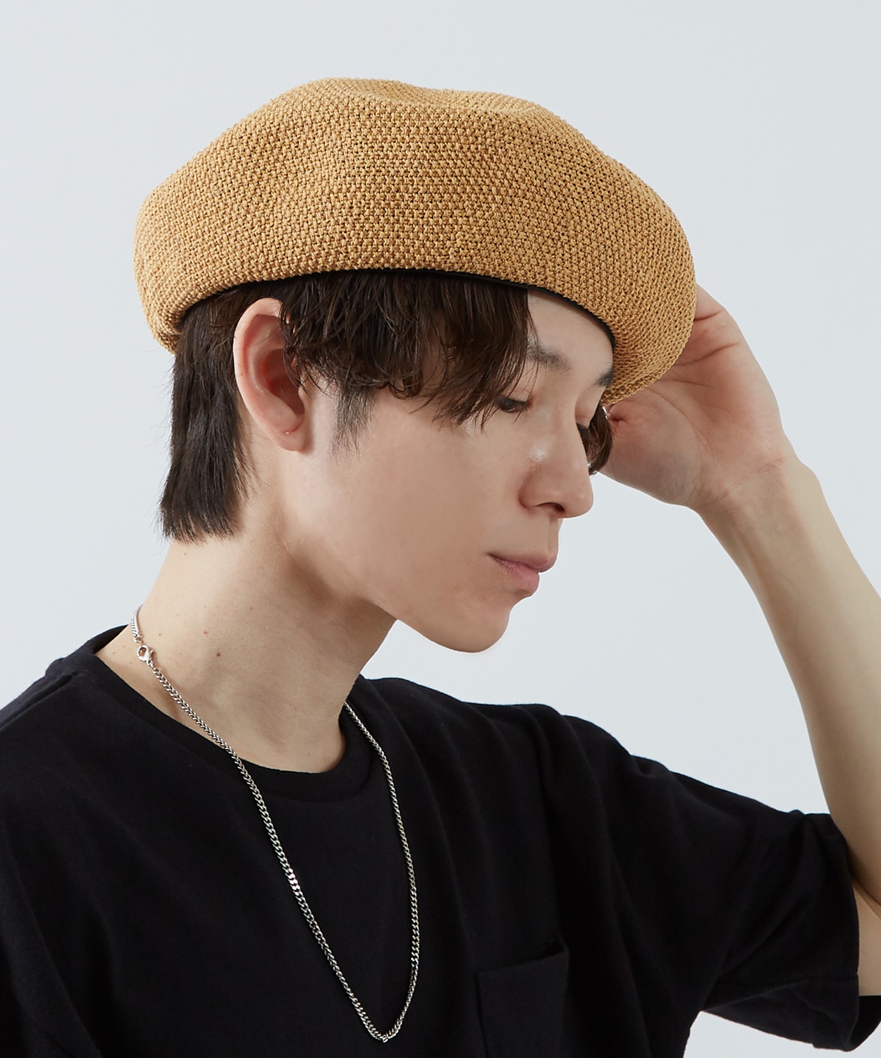 ベレー帽 メンズ レディース ニット 帽子 ストリート スケーター アメカジ 古着MIX 韓国ファッション Y2K | improves | 01