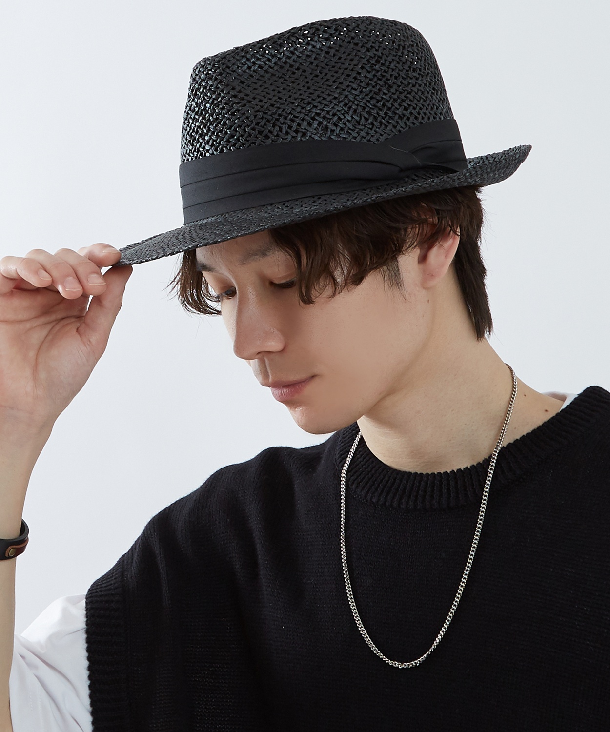 ハット メンズ レディース ストローハット ストリート スケーター アメカジ 古着MIX 韓国ファッション | improves | 03