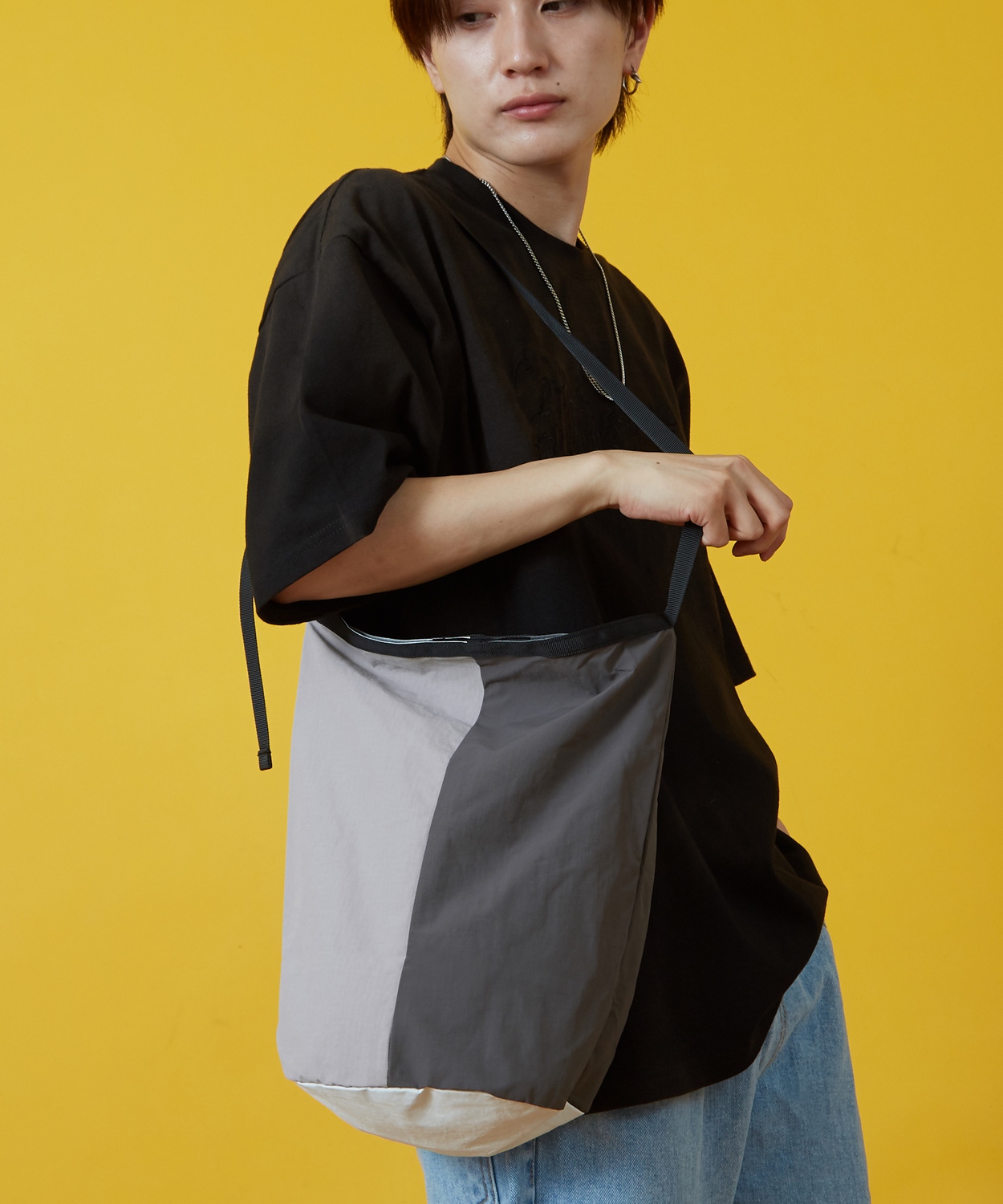 バック メンズ レディース ショルダー ストリート スケーター アメカジ 古着MIX 韓国ファッション ブラック グレー ネイビー | improves | 03