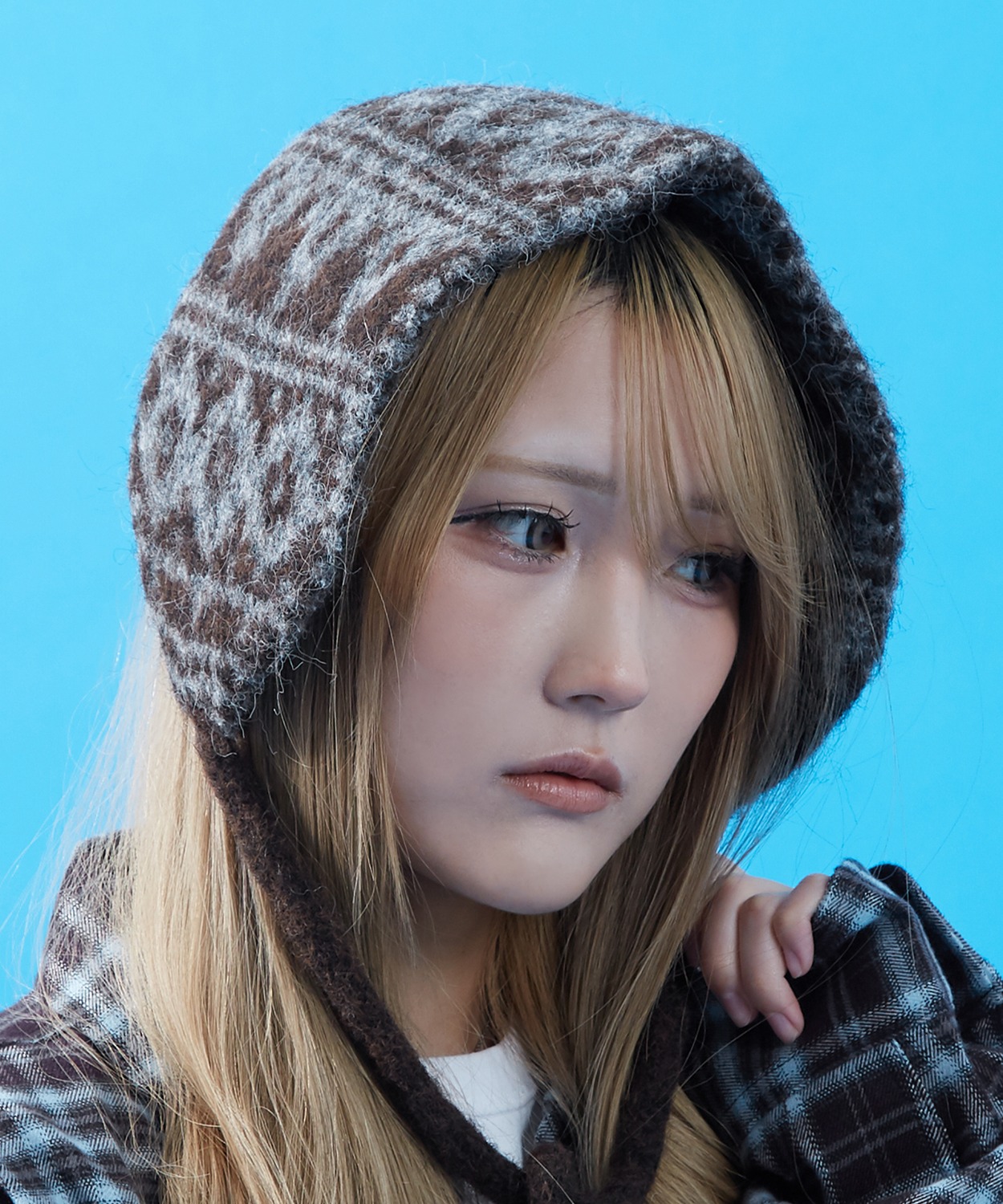 イヤーマフ メンズ レディース ユニセックス 帽子 ボア ニット帽 フライトキャップ ロシア帽 耳あて ノルディック柄 スター柄 もこもこ 防寒 Y2K ストリート | improves | 02