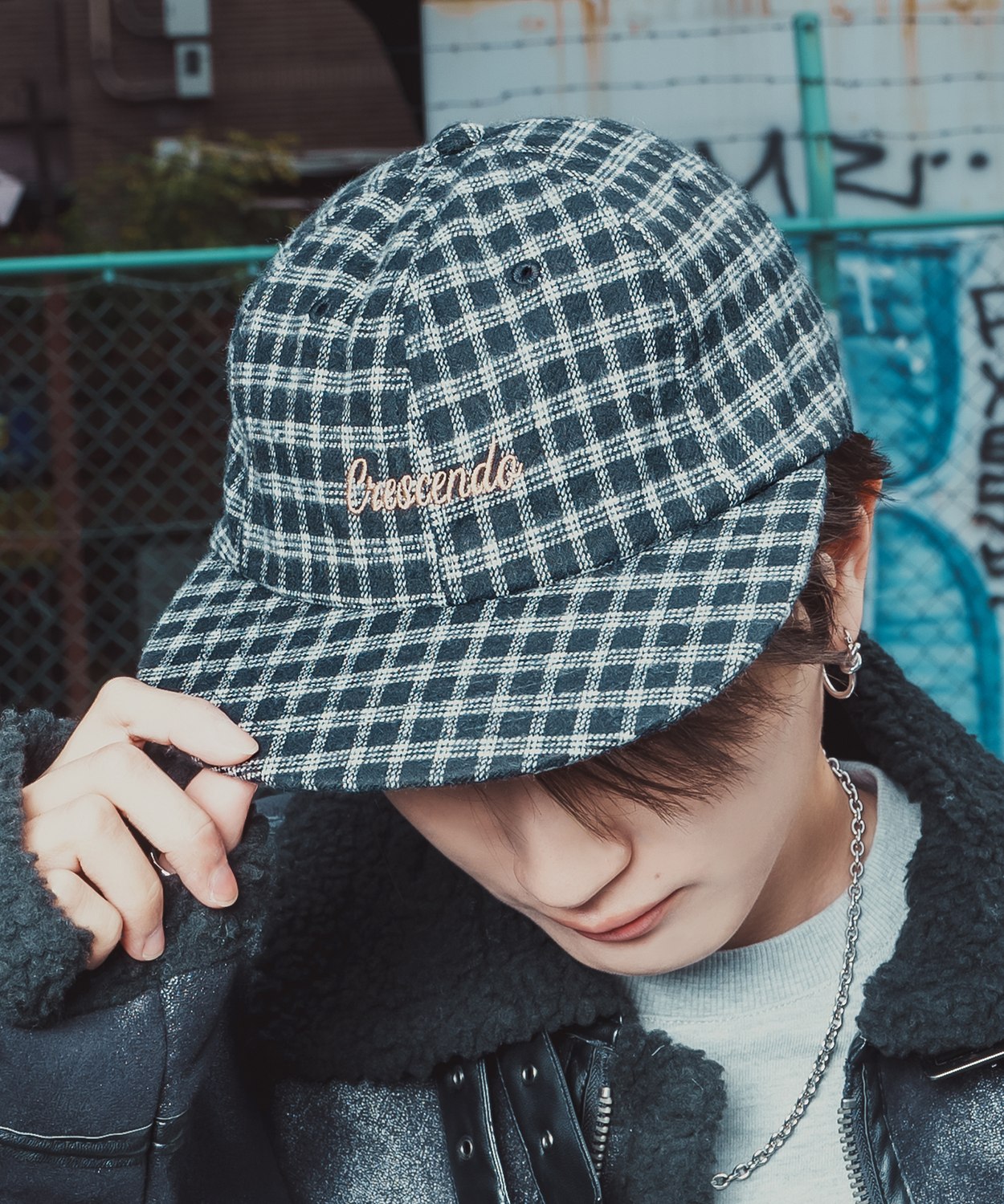 チェック柄 キャップ メンズ レディース ベースボールキャップ ローキャップ BBキャップ タータンチェック グレンチェック 刺しゅう 帽子 カジュアル ストリート | improves | 02