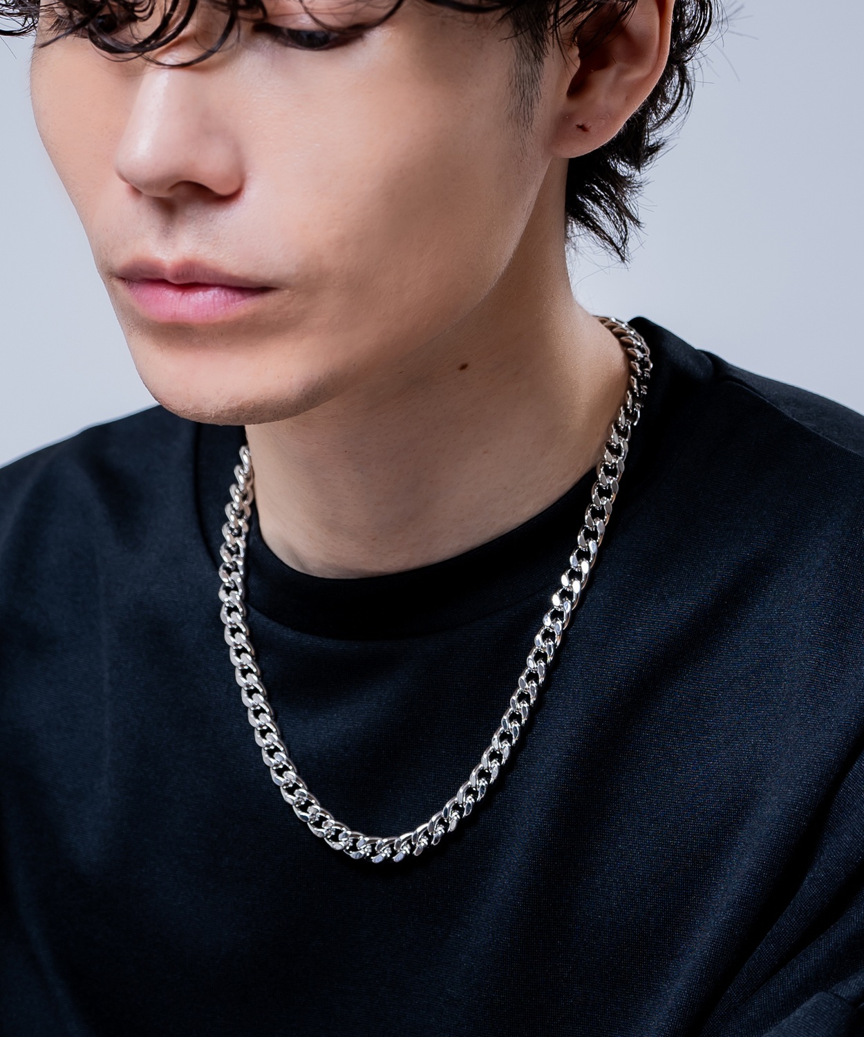 ネックレス ゴールド 50cm メンズ チェーン レディース ストリート 韓国ファッション アクセサリー シンプル 喜平 かっこいい 男女兼用 ギフト ユニセックス | improves | 01