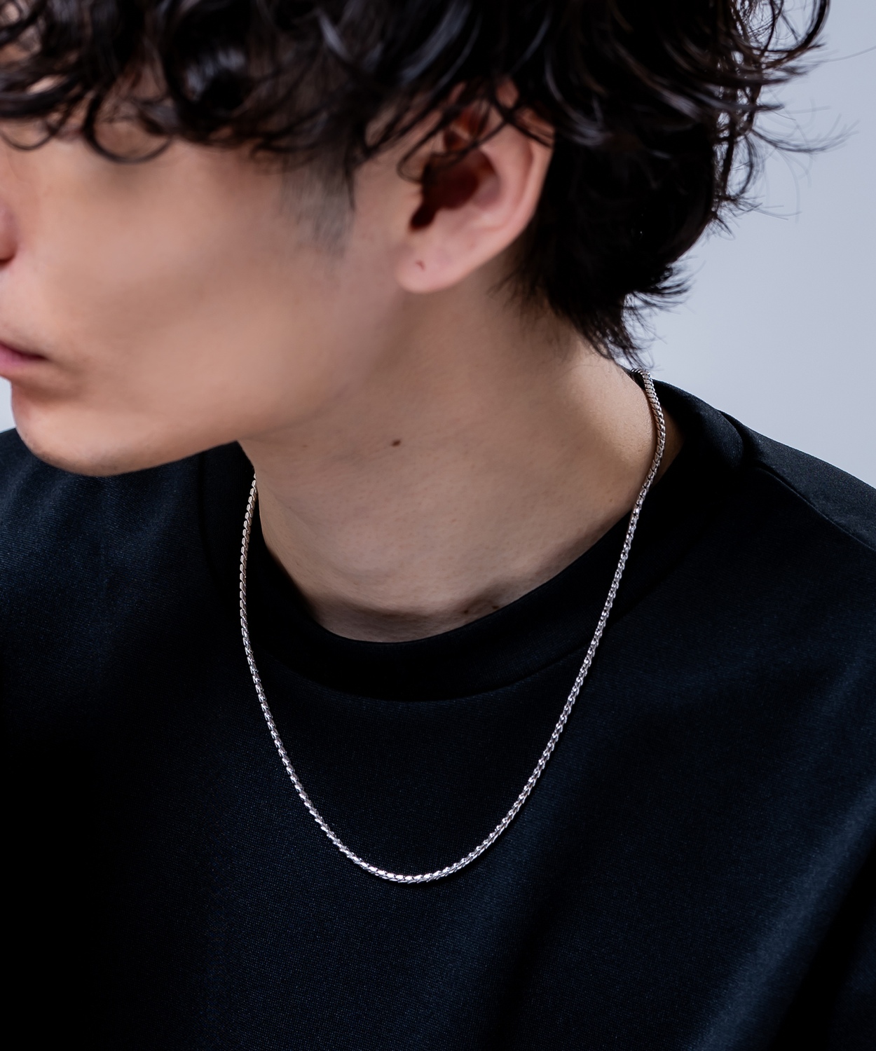 ネックレス ゴールド 50cm メンズ チェーン レディース ストリート 韓国ファッション アクセサリー シンプル 喜平 かっこいい 男女兼用 ギフト ユニセックス | improves | 02