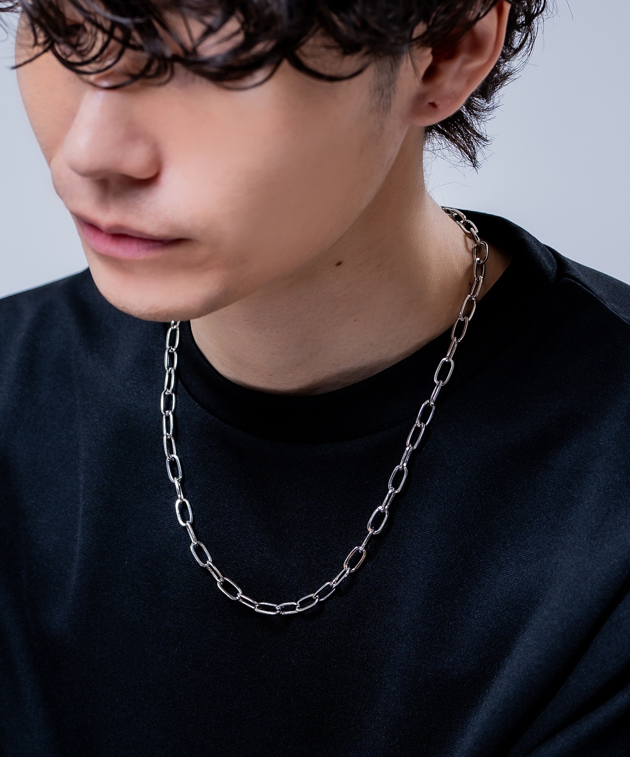 ネックレス ゴールド 50cm メンズ チェーン レディース ストリート 韓国ファッション アクセサリー シンプル 喜平 かっこいい 男女兼用 ギフト ユニセックス | improves | 06