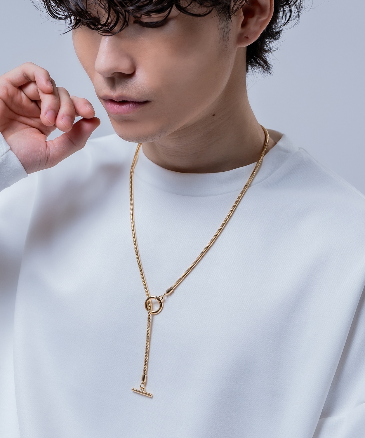 ゴールドネックレス 60cm ロング チェーン メンズ レディース アクセサリー ユニセックス ストリート 韓国ファッション カジュアル モード シンプル ギフト | improves | 04