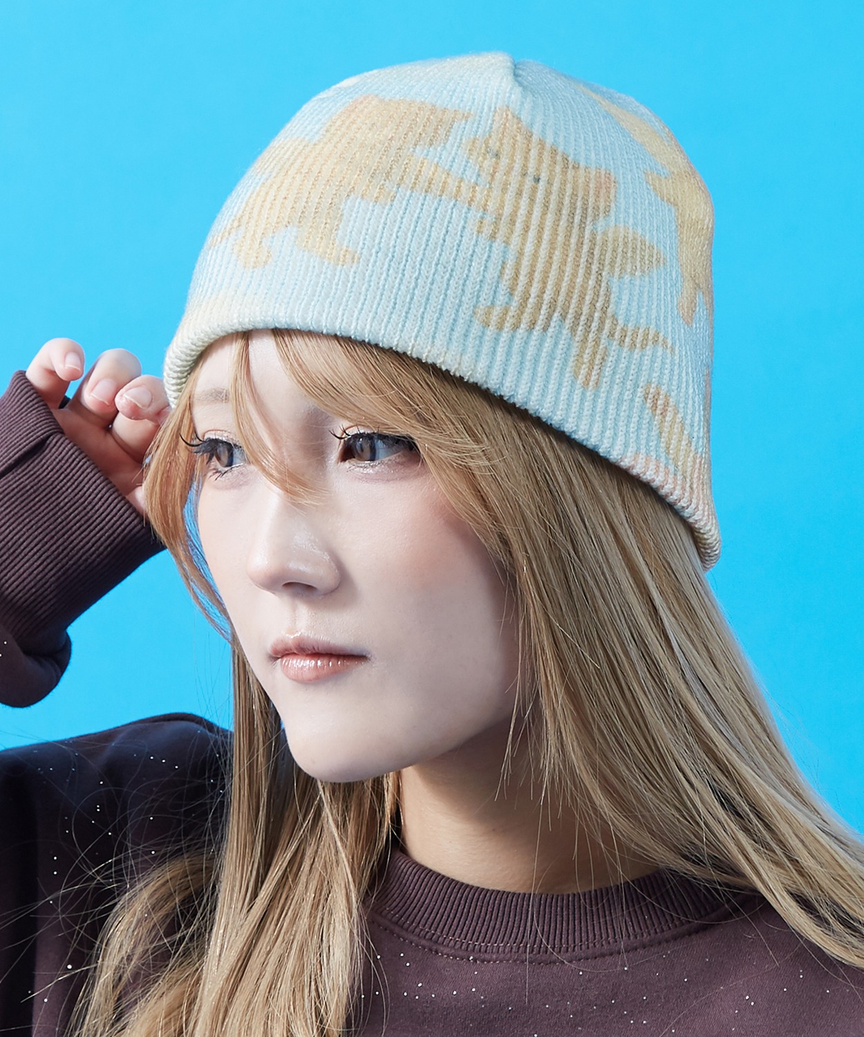 ニット帽 メンズ ニット帽子 ニットキャップ ビーニー 帽子 バリエーション カジュアル ストリート スケーター アメカジ 古着MIX 韓国ファッション | improves | 01