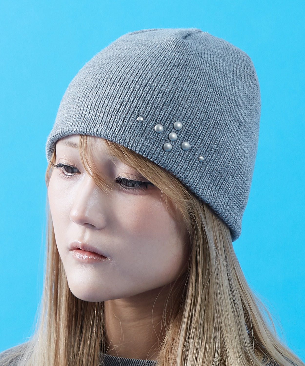 ニット帽 メンズ ニット帽子 ニットキャップ ビーニー 帽子 スタッズ カジュアル ストリート スケーター アメカジ 古着MIX 韓国ファッション | improves | 03