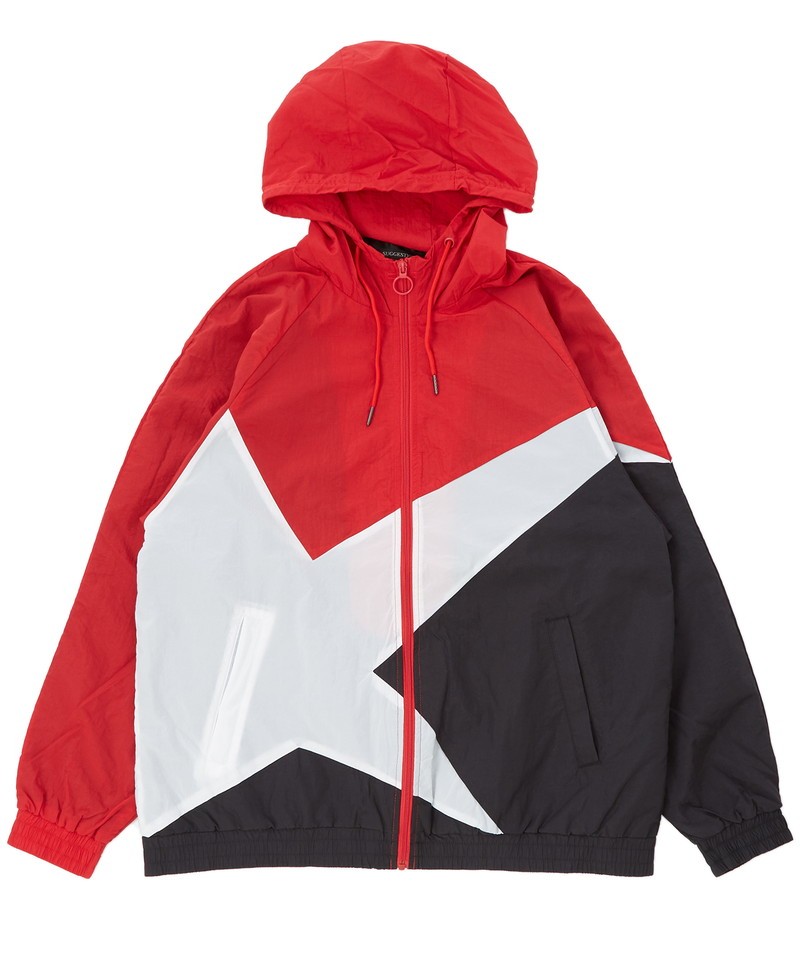 ビッグシルエット ナイロンジャケット マウンテンパーカー マンパー メンズ ビッグサイズ 大きいサイズ 星 スター 黒 青 赤 Improves インプローブス 通販 Yahoo ショッピング