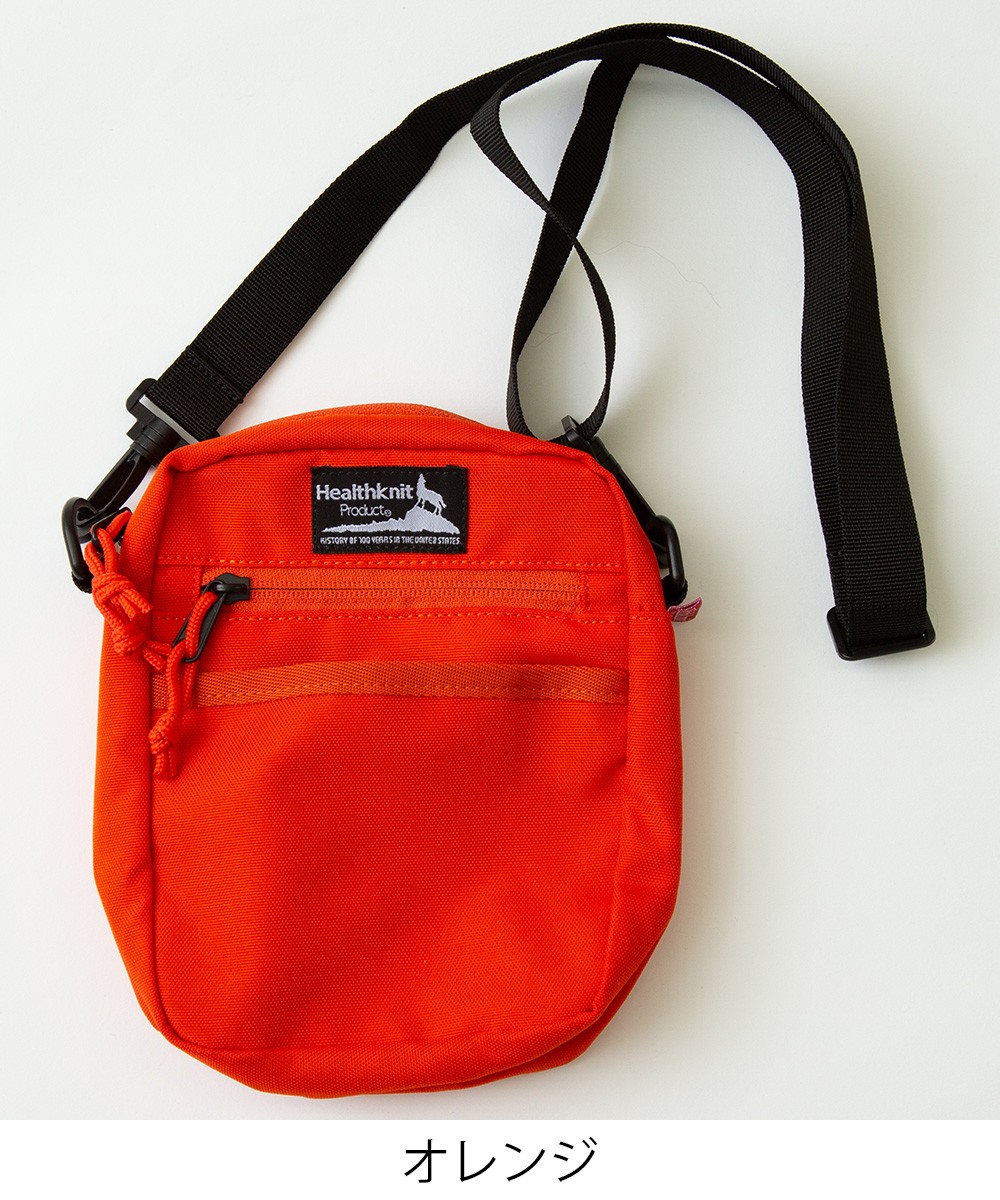 Healthknit（ヘルスニット） ミニ ショルダーバッグ メンズ サコッシュ