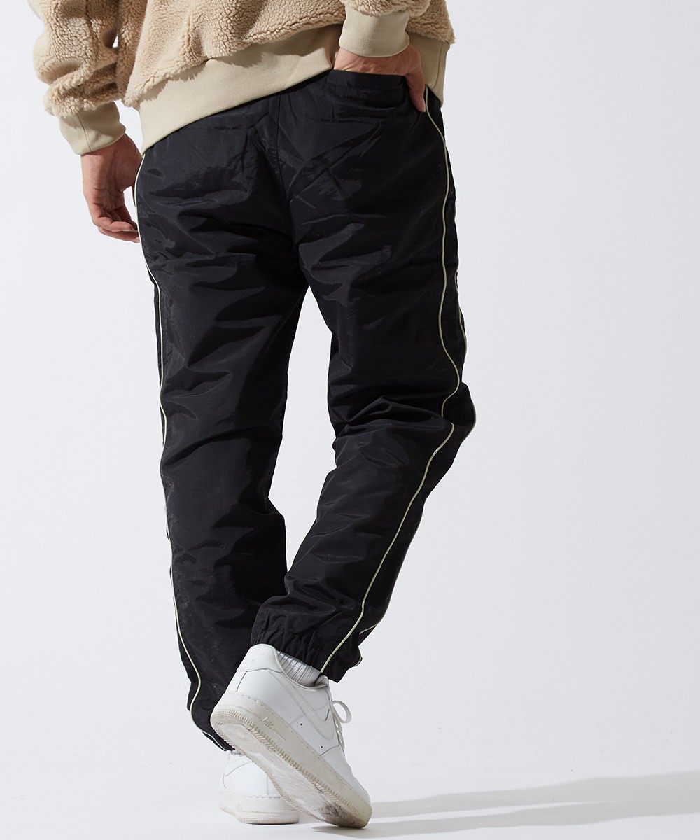 2XL 8YARDS ハチヤーズ アンクルストラップ ジョガーパンツ ブラック 8YARDS / LONGPANTS.H | Black