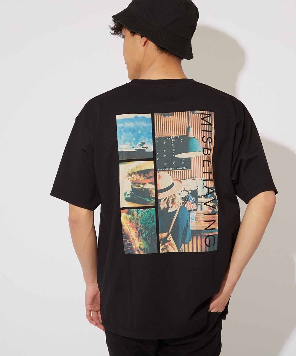 半袖tシャツ メンズ プリントtシャツ ロゴt バックプリント クルーネック ゆったり 大きいサイズ カットソー 青 黒 緑 ストリート系 Improves Improves インプローブス 通販 Yahoo ショッピング