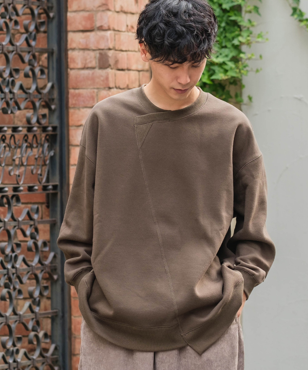 トレーナー メンズ 裏起毛 スウェットトレーナー 長袖 クルーネック 大きいサイズ オーバーサイズ ビッグシルエット 無地 白 黒 Improves Improves インプローブス 通販 Yahoo ショッピング