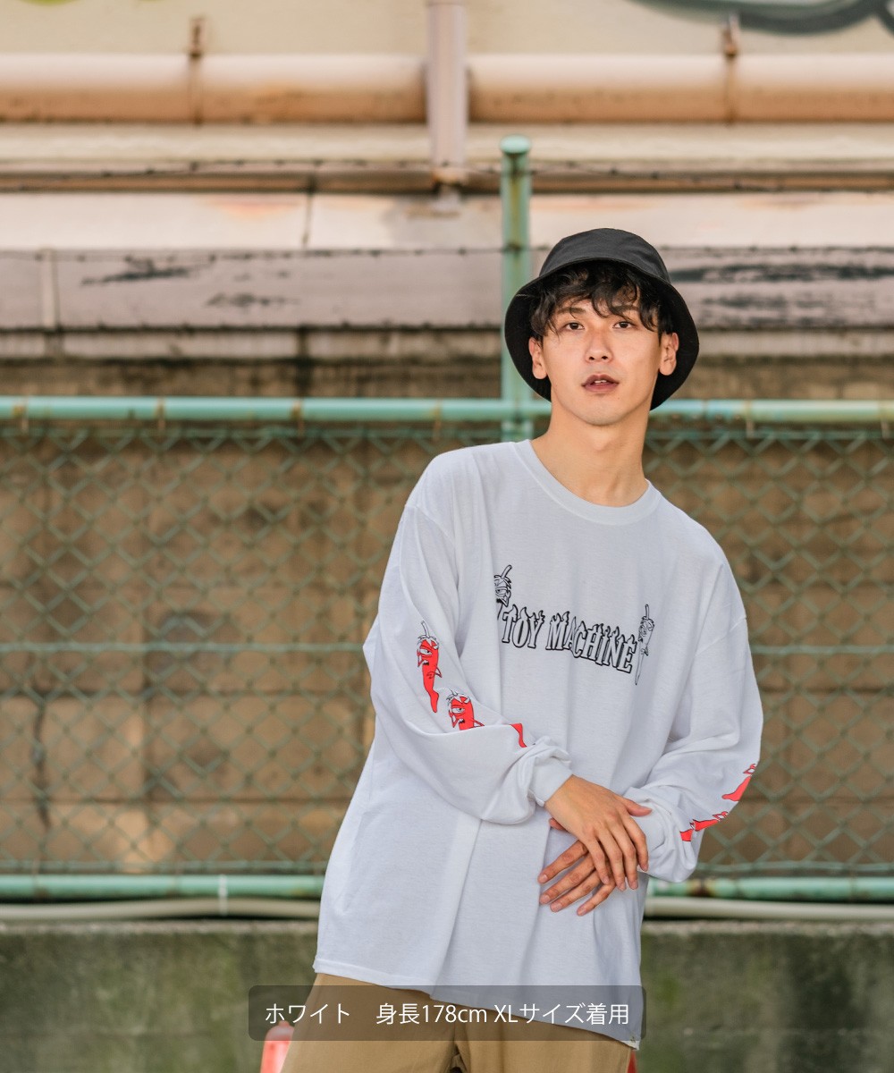 improves（インプローブス） TOY MACHINE トイマシーン 長袖Tシャツ