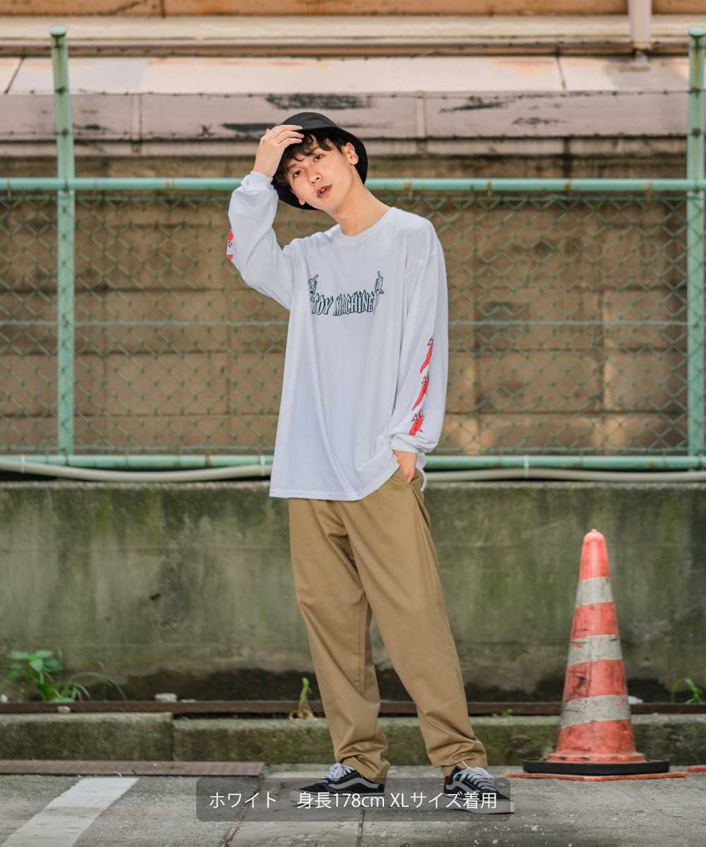 improves（インプローブス） TOY MACHINE トイマシーン 長袖Tシャツ