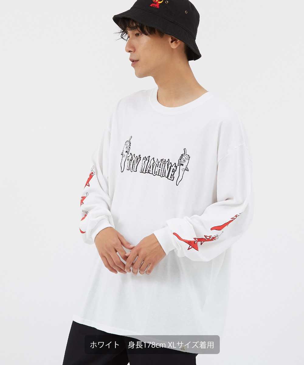 improves（インプローブス） TOY MACHINE トイマシーン 長袖Tシャツ