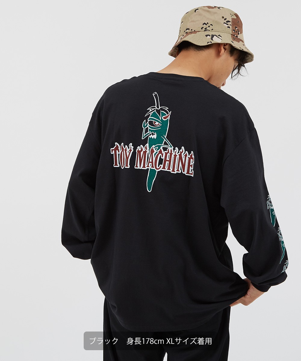 improves（インプローブス） TOY MACHINE トイマシーン 長袖Tシャツ