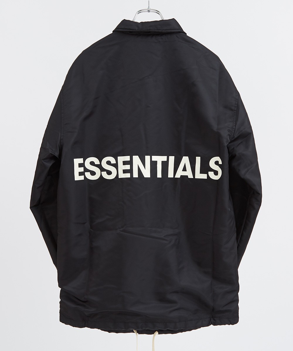 FOG Essentials】Textured Nylon Hooded Coaches Jacket (FEAR