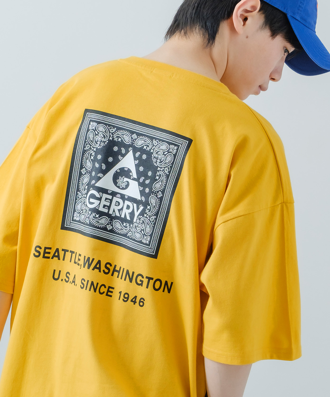 GERRY（ジェリー） Tシャツ メンズ ビッグシルエット 別注プリント 