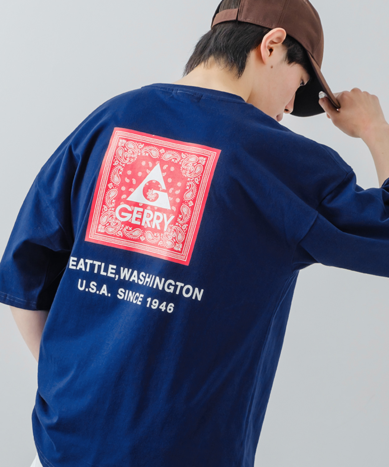 GERRY（ジェリー） Tシャツ メンズ ビッグシルエット 別注プリント