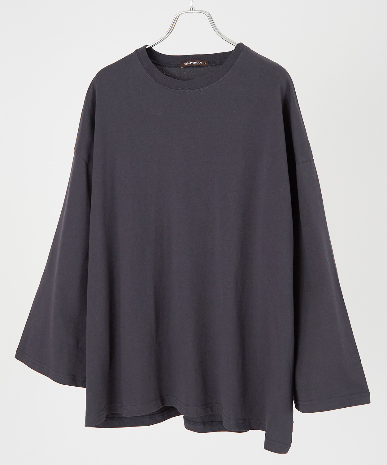長袖Tシャツ メンズ USコットン 無地 ロンT ドロップショルダー ビッグTシャツ カットソー オーバーサイズ 大きめ シンプル カジュアル アメカジ ストリート | improves | 09