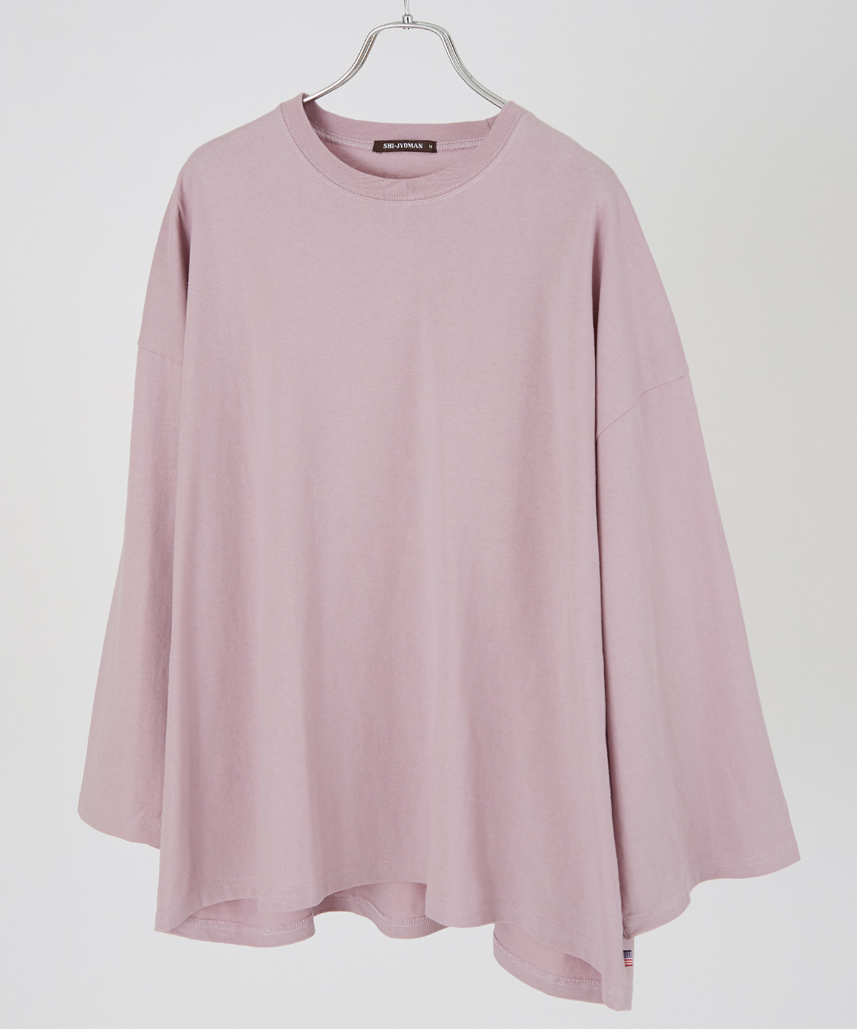 長袖Tシャツ メンズ USコットン 無地 ロンT ドロップショルダー ビッグTシャツ カットソー オーバーサイズ 大きめ シンプル カジュアル アメカジ ストリート | improves | 05