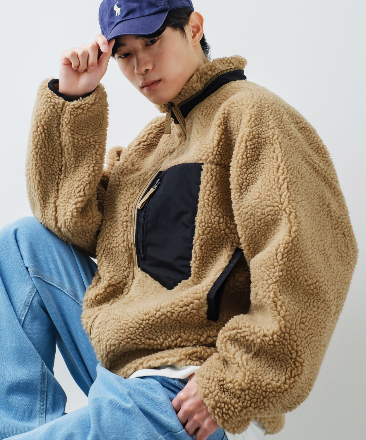 improves（インプローブス） ボアジャケット メンズ シープボア