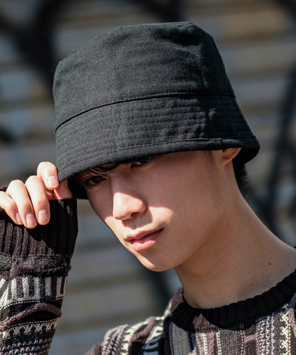 帽子　キャップ　黒　韓国　ストリート　たばこ　ブラック　カジュアル