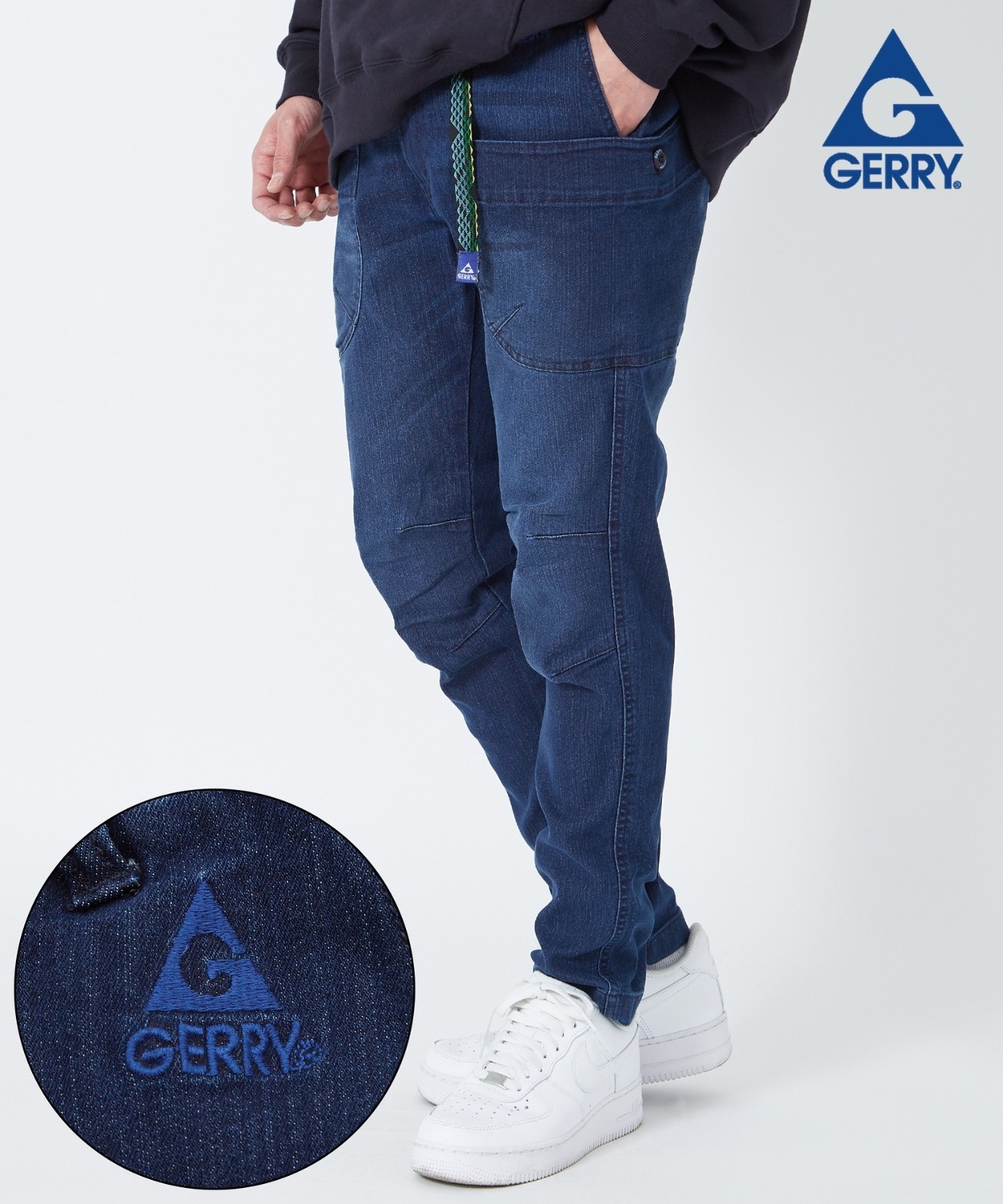 クライミングパンツ メンズ GERRY ジェリー デニムパンツ チノパン ジーンズ ジョガーパンツ アウトドア アスレジャー ストリート アメカジ 古着