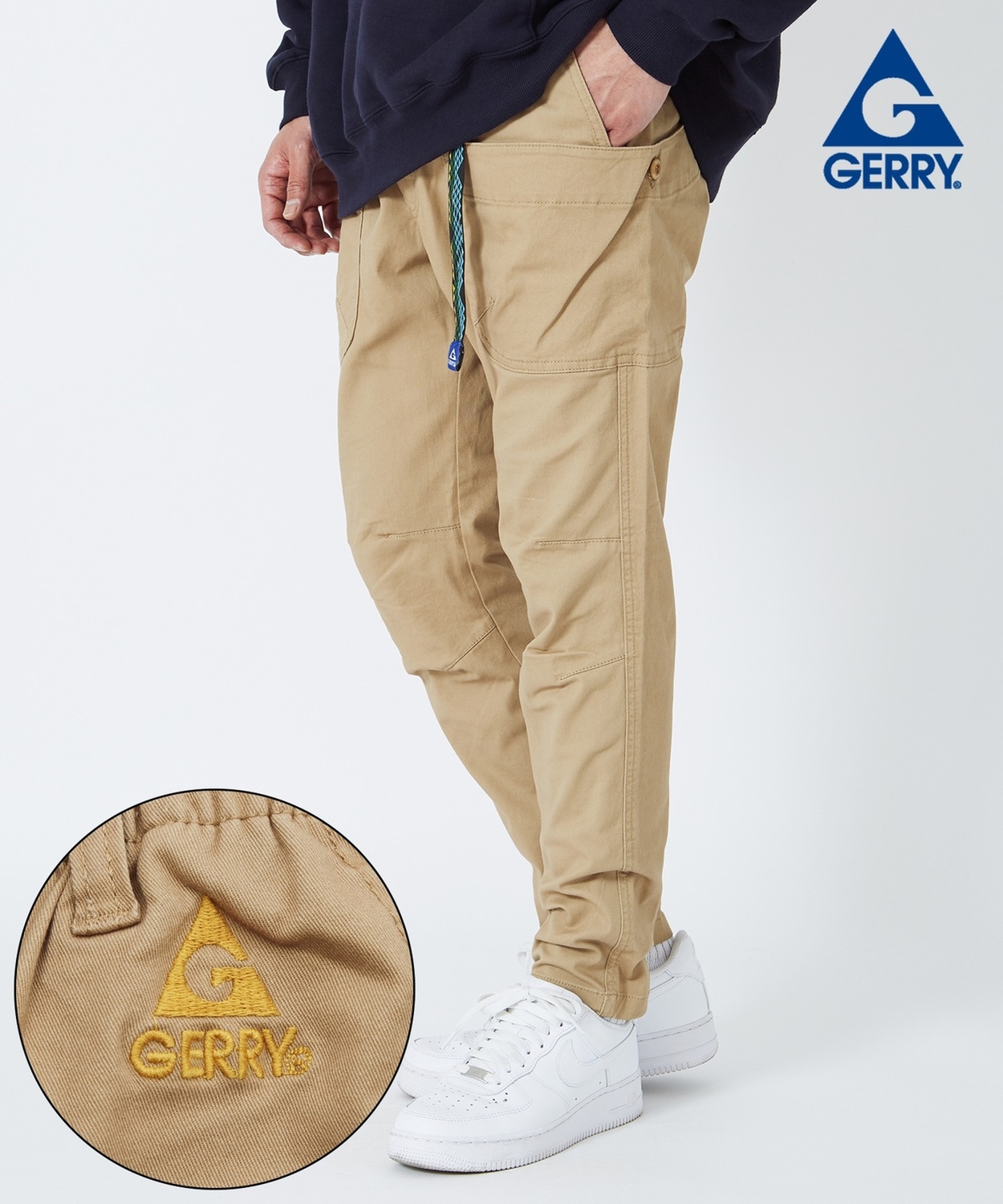 クライミングパンツ メンズ GERRY ジェリー デニムパンツ チノパン ジーンズ ジョガーパンツ アウトドア アスレジャー ストリート アメカジ 古着