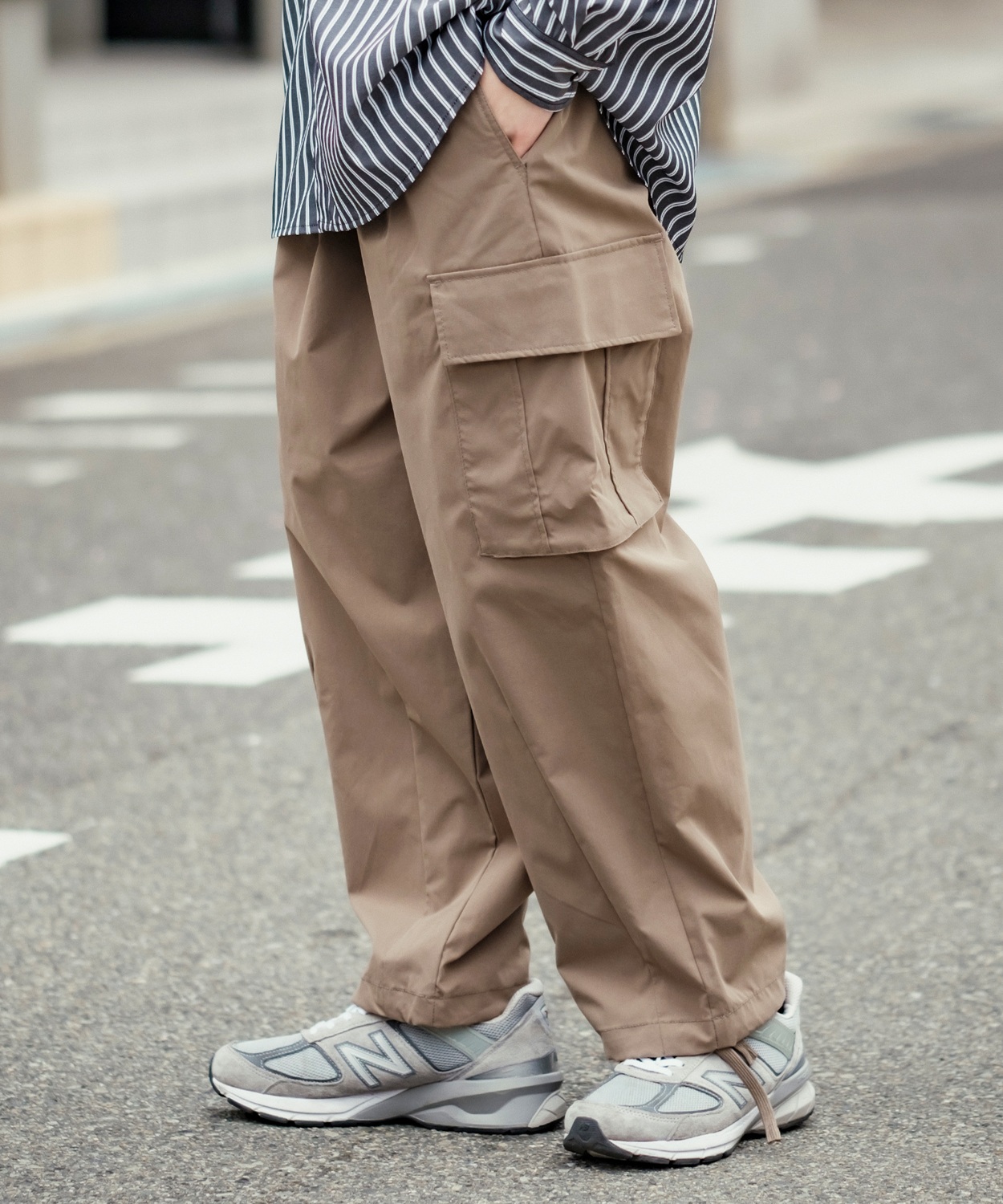 カーゴパンツ メンズ 撥水 ワイド ワークパンツ イージーパンツ 大きい