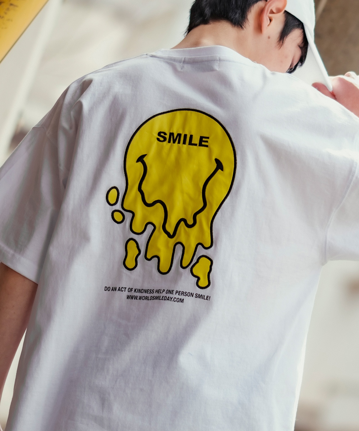 improves（インプローブス） 半袖Tシャツ メンズ SMILEY FACE 