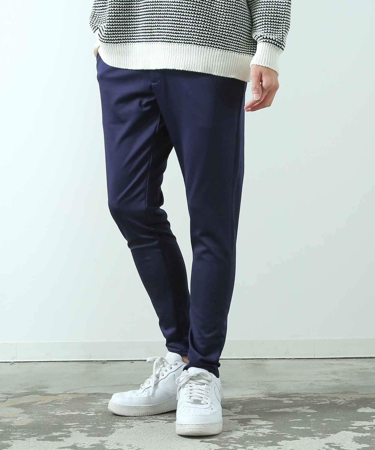 イージーパンツ メンズ レディース ポンチ スリムパンツ スキニーパンツ ストレッチパンツ 細身 すっきり スマート カジュアル シンプル ベーシック 大人 | improves | 03