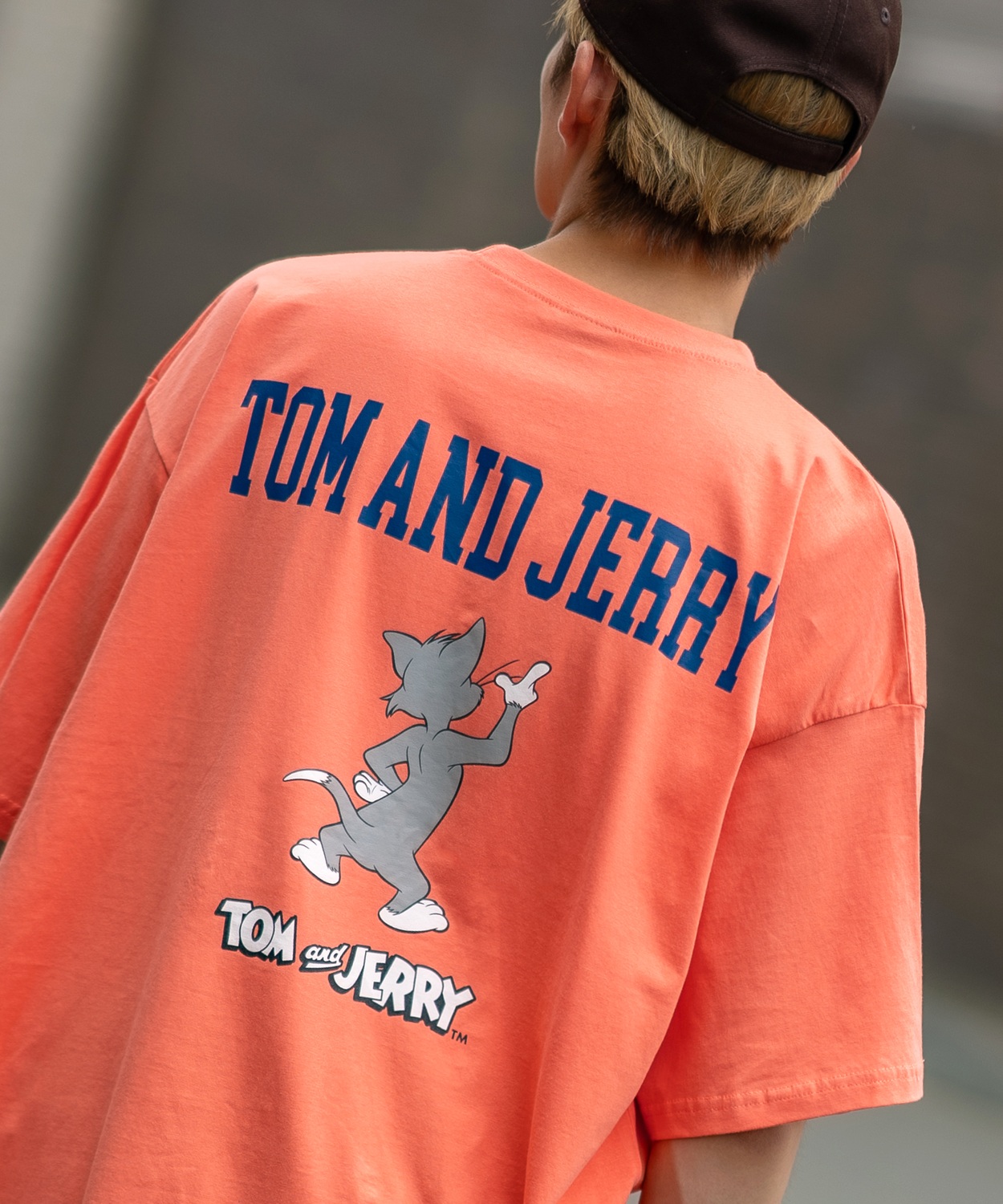 半袖Tシャツ メンズ TOM&JERRY トムとジェリー プリント カットソー カートゥーン 大きめ アメカジ カジュアル スケーター ストリート 古着MIX | improves | 12