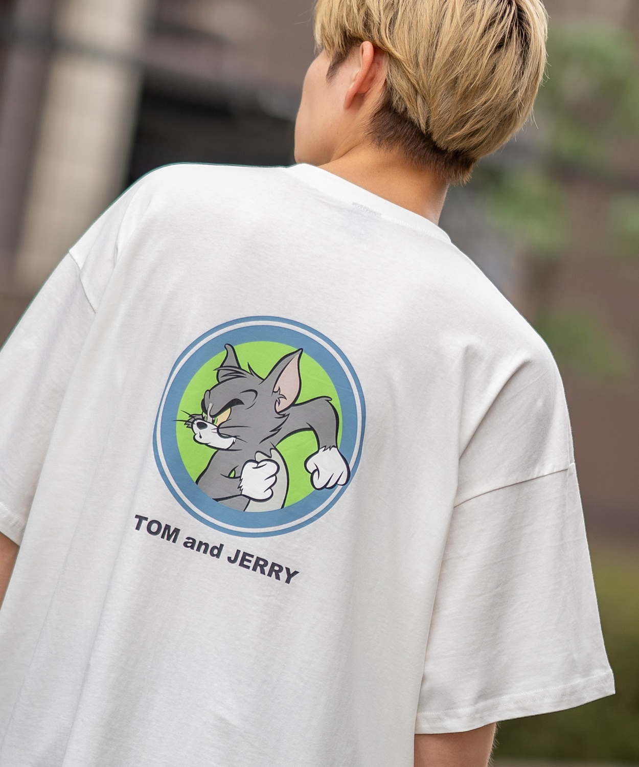 半袖Tシャツ メンズ TOM&JERRY トムとジェリー プリント カットソー カートゥーン 大きめ アメカジ カジュアル スケーター ストリート 古着MIX | improves | 04