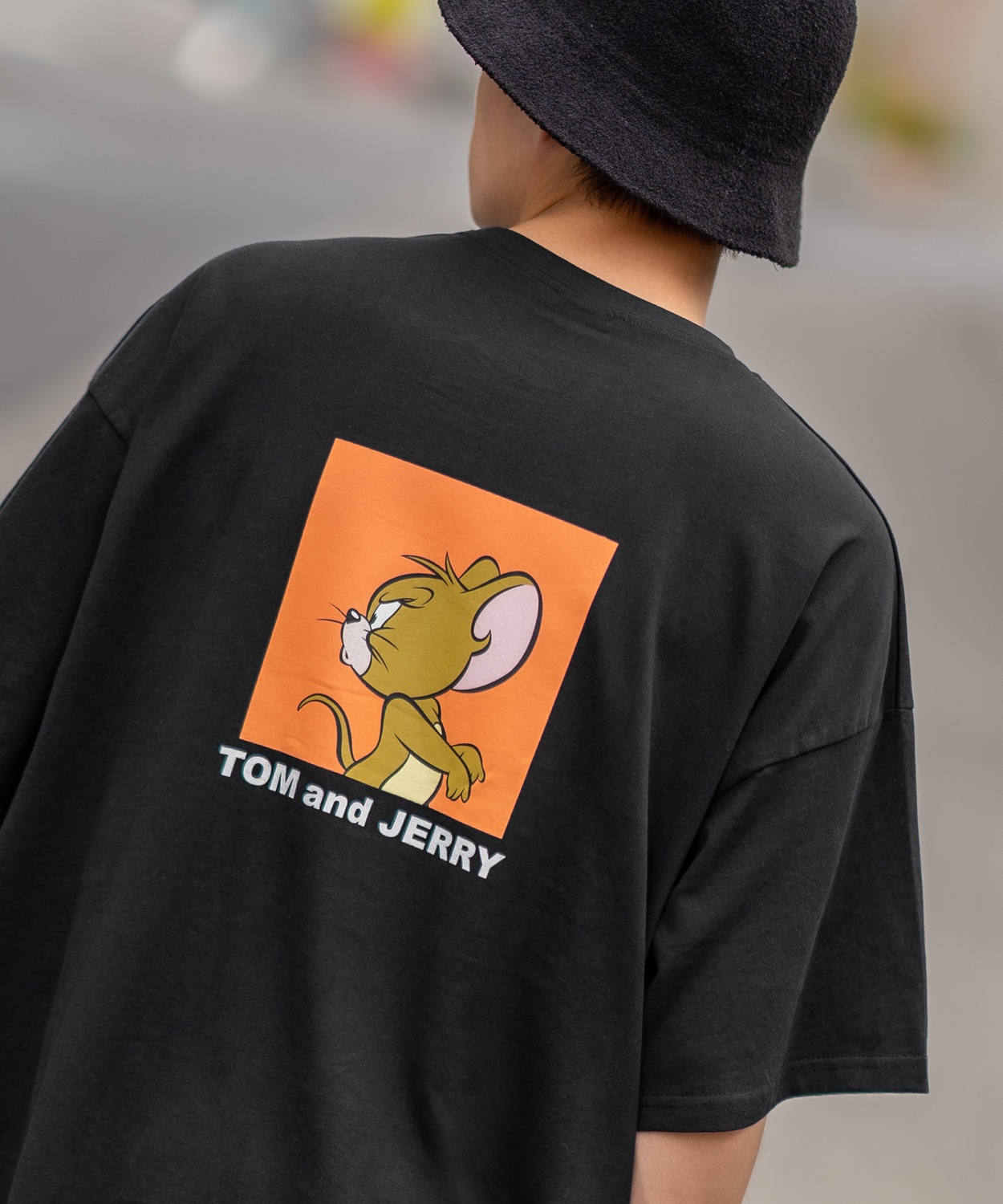 半袖Tシャツ メンズ TOM&JERRY トムとジェリー プリント カットソー カートゥーン 大きめ アメカジ カジュアル スケーター ストリート 古着MIX | improves | 03