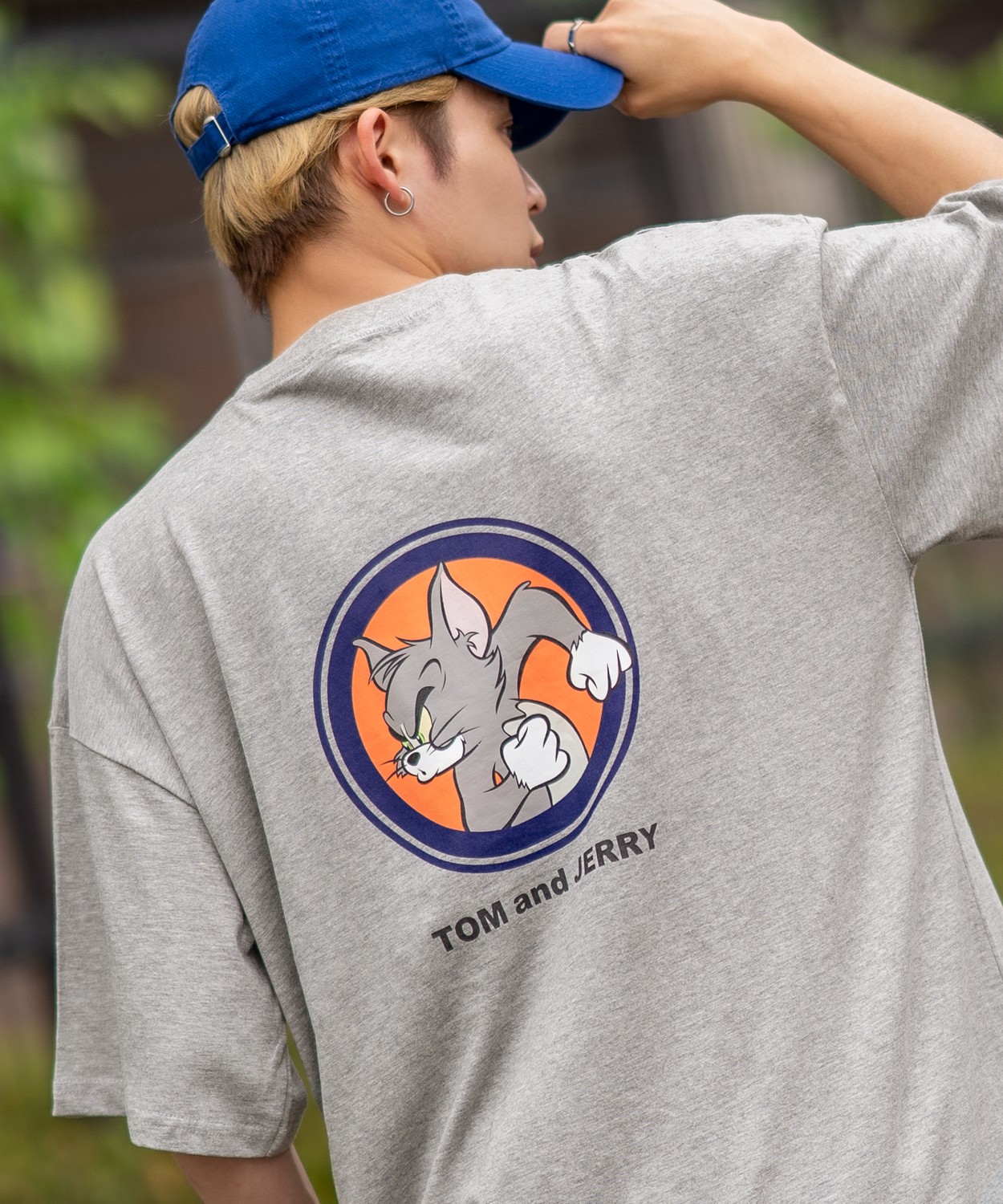 半袖Tシャツ メンズ TOM&JERRY トムとジェリー プリント カットソー カートゥーン 大きめ アメカジ カジュアル スケーター ストリート 古着MIX | improves | 05