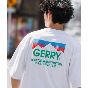 半袖Tシャツ メンズ GERRY ジェリー 別注プリント カットソー バックプリント ワンポイントプ...