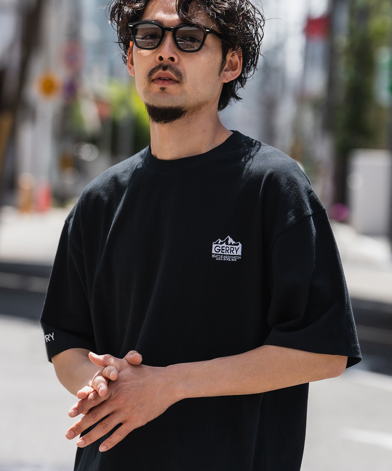 半袖Tシャツ メンズ GERRY ジェリー 別注 ワンポイント 刺しゅう カットソー アウトドア ス...