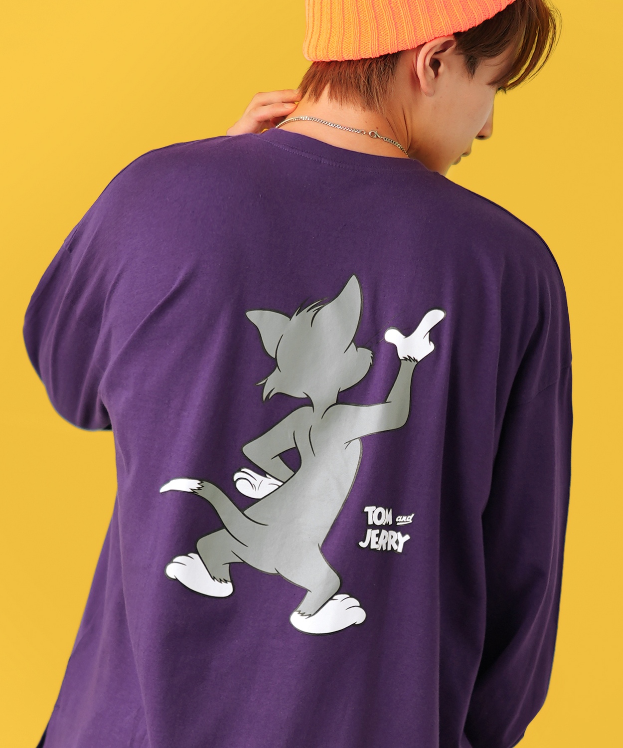 improves（インプローブス） 長袖Tシャツ メンズ TOM&JERRY トムと
