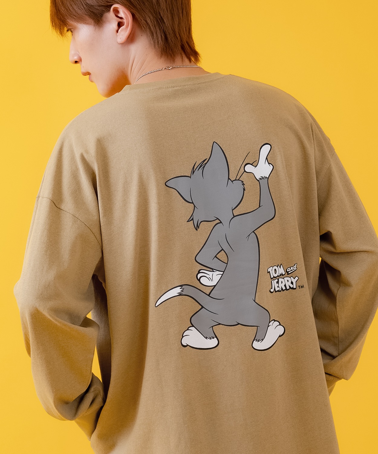 improves（インプローブス） 長袖Tシャツ メンズ TOM&JERRY トムと