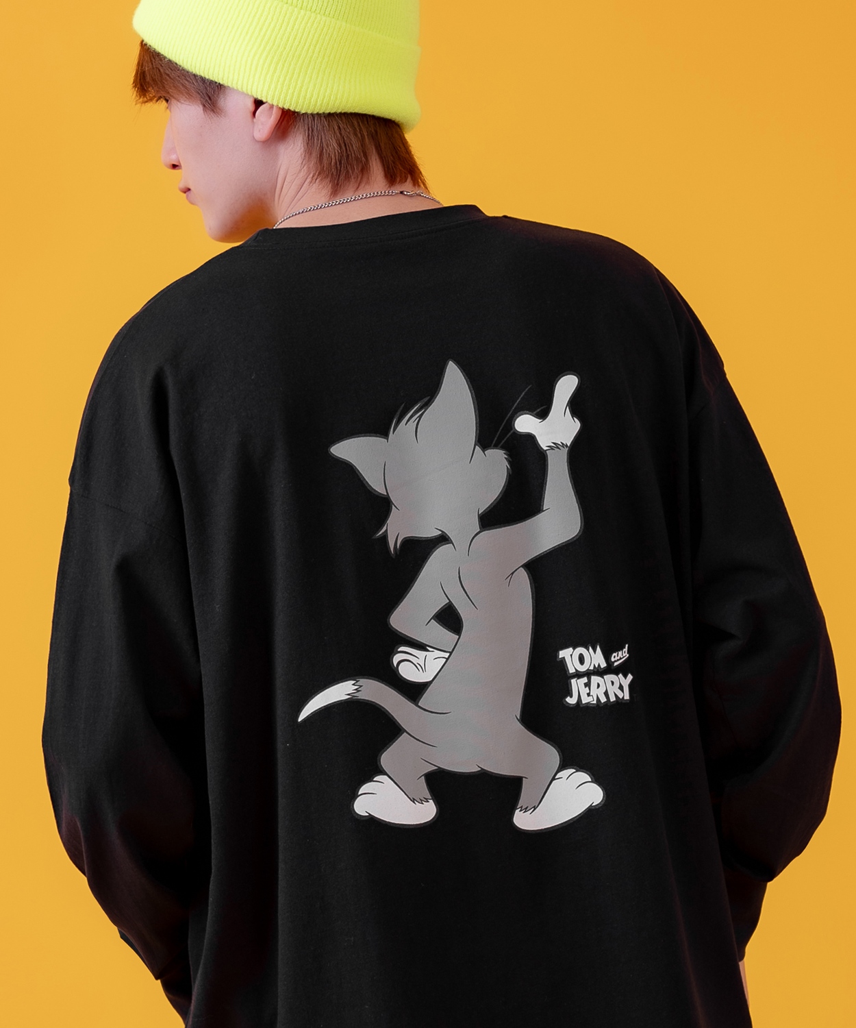 improves（インプローブス） 長袖Tシャツ メンズ TOM&JERRY トムと