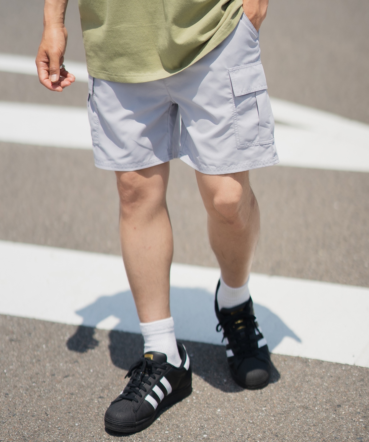 improves ショートパンツ メンズ ポリタフタ カーゴパンツ