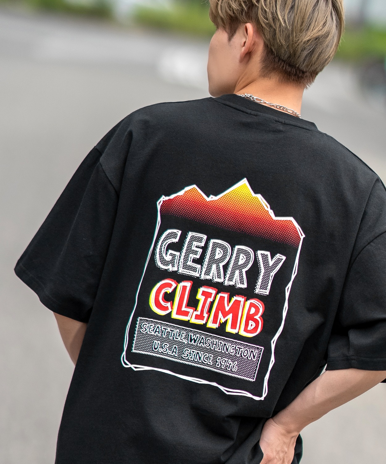 半袖Tシャツ メンズ GERRY ジェリー 別注プリント カットソー バックプリント ワンポイントプリント アウトドア ストリート アメカジ | GERRY | 02