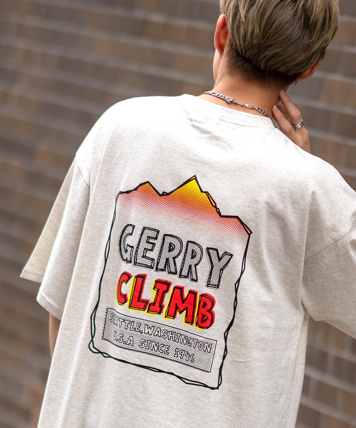 半袖Tシャツ メンズ GERRY ジェリー 別注プリント カットソー バックプリント ワンポイントプリント アウトドア ストリート アメカジ | GERRY | 03